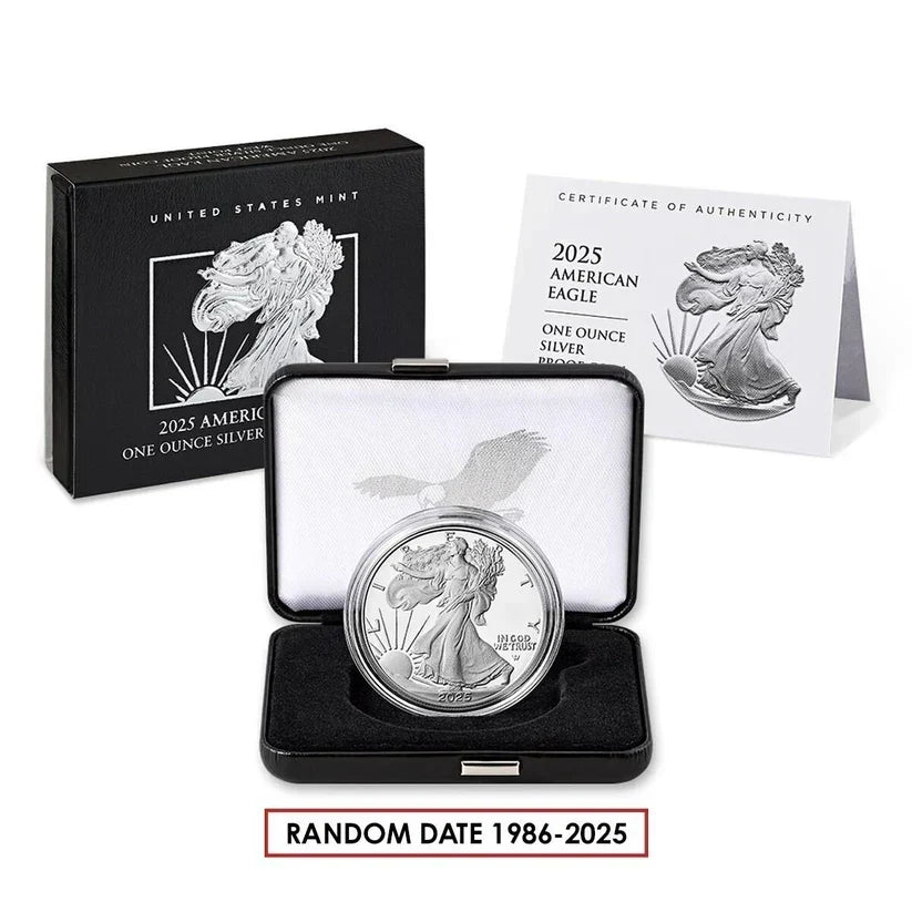 1 oz Proof Silver American Eagle (Random Date 1986-2025)